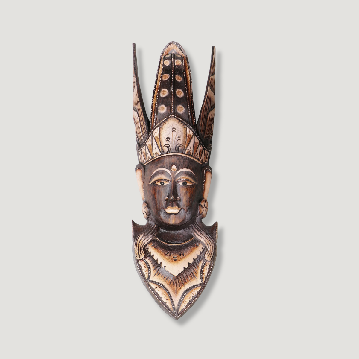 Drevená dekorácia africký kráľ