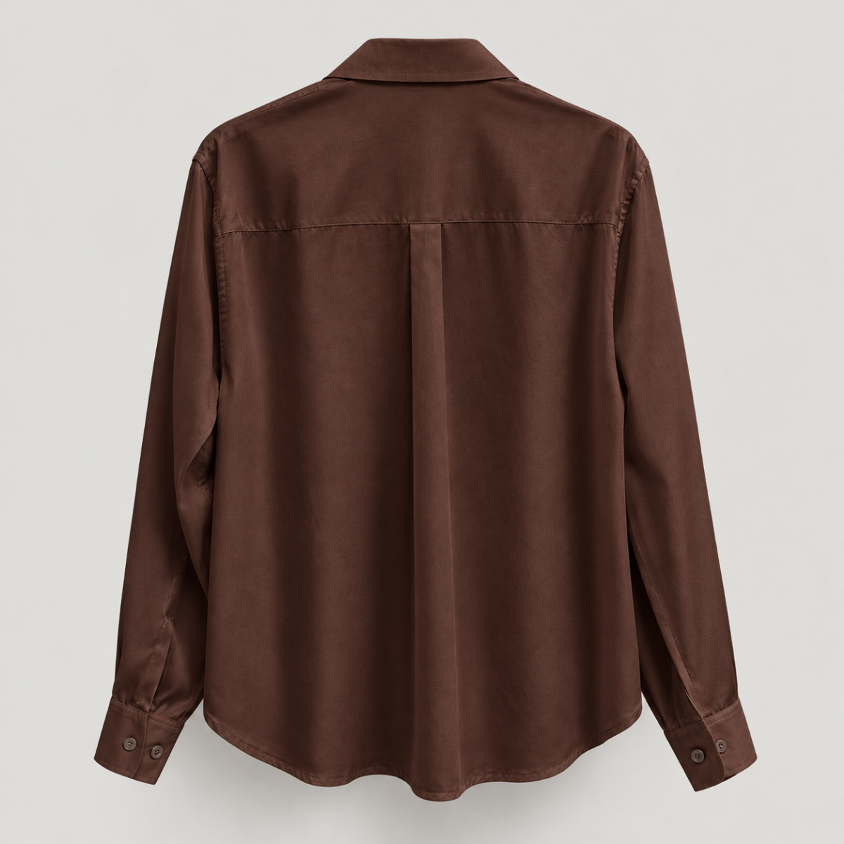 Bavlnená košeľa Yves – Cocoa Brown
