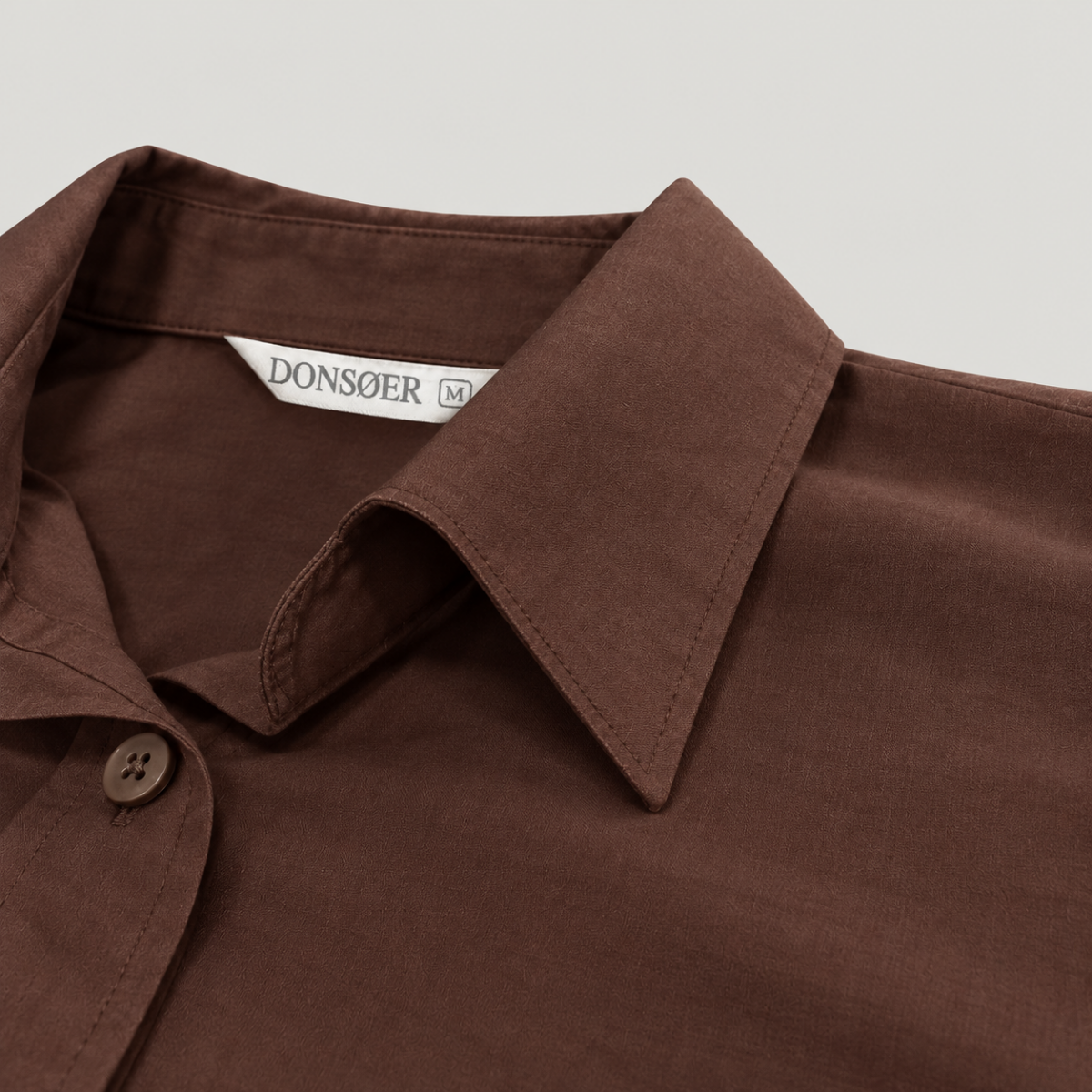 Bavlnená košeľa Yves – Cocoa Brown