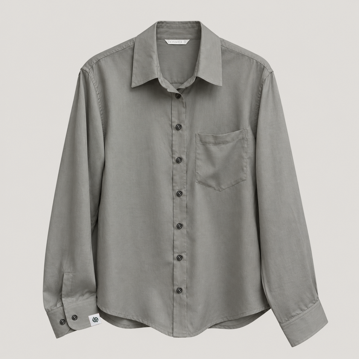 Bavlnená košeľa Yves – Stone Grey