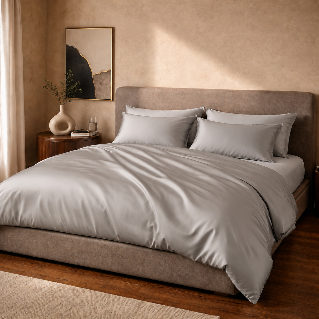 Obliečka na paplón Silkys – Grey Whisper