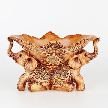 Dekoračná misa – Misa so sochami Slonov