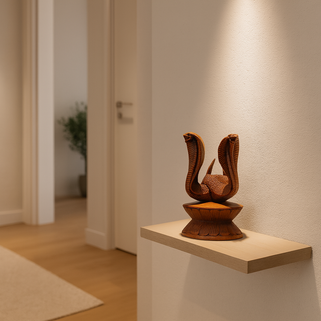Drevená Dekorácia Kobry